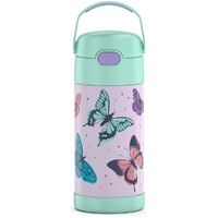 Thermos FUNtainer Vaccuum Insulated Drink Bottle Butterfly Frenzy 355ml