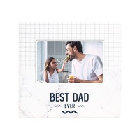 Splosh Photo Frame - Best Dad Ever