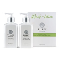 Tilley Body Wash & Body Lotion Gift Set - Coconut & Lime