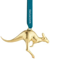 Waterford Golden Christmas Kangaroo Hanging Ornament