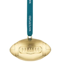 Waterford Golden Christmas Football Hanging Ornament