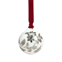 Wedgwood Festive Silver Tonquin No.1 Hanging Ornament