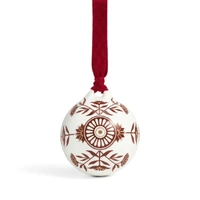 Wedgwood Festive Red Splender No.1 Hanging Ornament