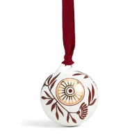 Wedgwood Festive Red Splender No.2 Hanging Ornament