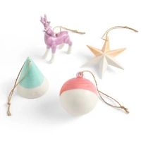Royal Doulton Christmas 1815 Shapes Hanging Ornament (Set of 4)