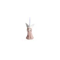 Wedgwood Christmas Angel Hanging Ornament - Pink