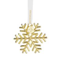 Waterford Golden Snowflake Hanging Ornament 