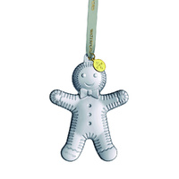 Waterford Crystal Gingerbread Man Hanging Ornament 