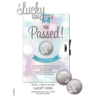Lucky Coin Card - You Passed