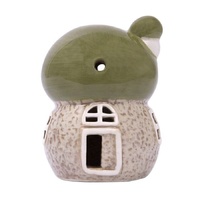 Splosh Whimsical Garden - Ceramic Moondrop Mushroom Light Up House