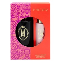 MOR Marshmallow Red Letter Bath & Body Duo