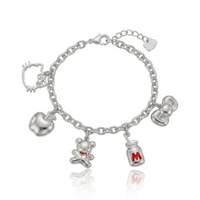 Couture Kingdom - Sanrio - Hello Kitty Core Charm Bracelet Silver