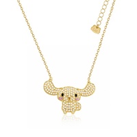Couture Kingdom - Sanrio - Cinnamoroll Mini Pearl Necklace Yellow Gold