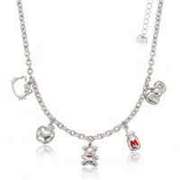 Couture Kingdom - Sanrio - Hello Kitty Core Charm Necklace Silver