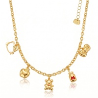 Couture Kingdom - Sanrio - Hello Kitty Core Charm Necklace Yellow Gold