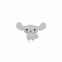 Couture Kingdom - Sanrio - Cinnamoroll Mini Pearl Brooch Silver