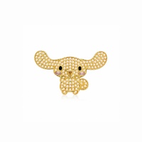 Couture Kingdom - Sanrio - Cinnamoroll Mini Pearl Brooch Gold