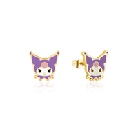Couture Kingdom - Sanrio - Hello Kitty Kuromi Stud Earrings Gold