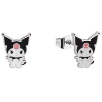 Couture Kingdom - Sanrio - Kuromi Stud Earrings Silver