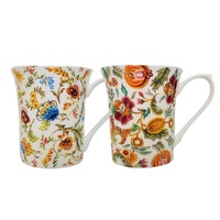 Queens by Churchill Hidden World India - Royale Mugs Set of 6