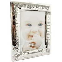 Russell Collection Frame - Antique Silver Plated My Baptism