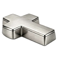 Russell Collection - Pewter Finish Cross Rosary Box