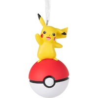 Hallmark Resin Hanging Ornament - Pokemon Pikachu With Pokeball