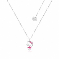 Couture Kingdom - Sanrio - Hello Kitty Pink Dress Necklace Silver