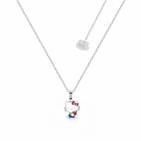 Couture Kingdom - Sanrio - Hello Kitty Apple Necklace Silver