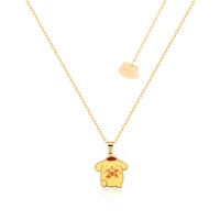 Couture Kingdom - Sanrio - Pompompurin Bow Necklace Gold
