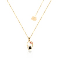 Couture Kingdom - Sanrio - Hello Kitty Polka Dot Dress Necklace Gold
