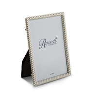 Russell Collection Frame - Silver Rope 4x6in