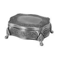 Russell Collection - Pewter Finish Megan Jewellery Box