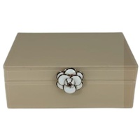 Russell Collection - Ecru Camellia Jewellery Box