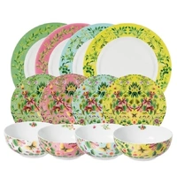 Designers Guild Ikebana Damask - 12pc Dinner Set