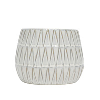 Island Breeze Large Planter By Splosh - White