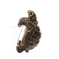 Jardinopia Pot Buddies - Antique Bronze Tortoise