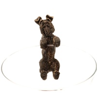 Jardinopia Pot Buddies - Antique Bronze Schnauzer
