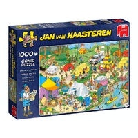 Jan Van Haasteren Puzzle 1000pc - Camping in the Forest