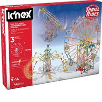 k'nex Thrill Rides - 3 N 1 Amusement Park