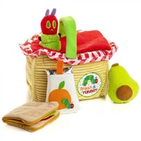 The Very Hungry Caterpillar Picnic Basket Plush Playset - 7pc