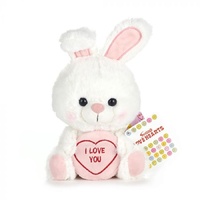 Swizzles Love Hearts Plush - I Love You Bunny