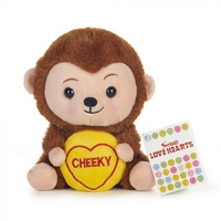 Swizzles Love Hearts Plush - Cheeky Monkey