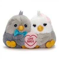 Swizzles Love Hearts Plush - Love Birds Bird Couple