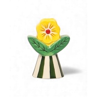 La La Land Beyond Retro Folk - Stoneware Candle Holder