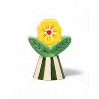 La La Land Beyond Retro Folk - Stoneware Candle Holder