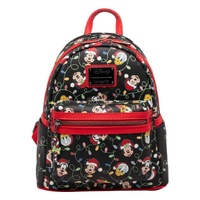 Loungefly Disney Mickey & Friends - Christmas Lights Mini Backpack