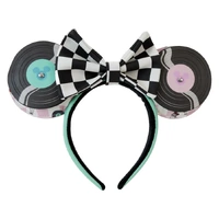 Loungefly Disney Mickey & Minnie Mouse - Date Night Diner Jukebox Record Ears Headband