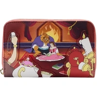 Loungefly Disney Beauty & the Beast - Fireplace Scene Zip Around Wallet