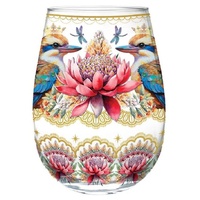 Lisa Pollock - Golden Glamour Stemless Glass Vintage Kookas